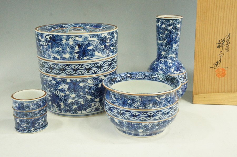 買い保障できる Yahoo!オークション -「清閑寺窯 杉田祥平」(水指) (茶道具)の 水指