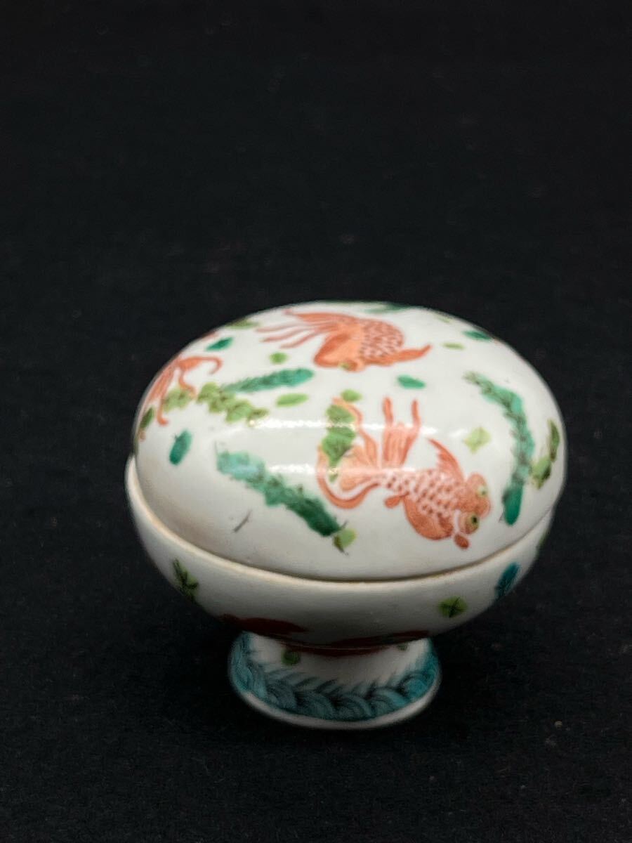 中国古美術 赤絵金魚の大皿 Yahoo!オークション -「金魚」(骨董陶磁器一般) (中国、朝鮮半島
