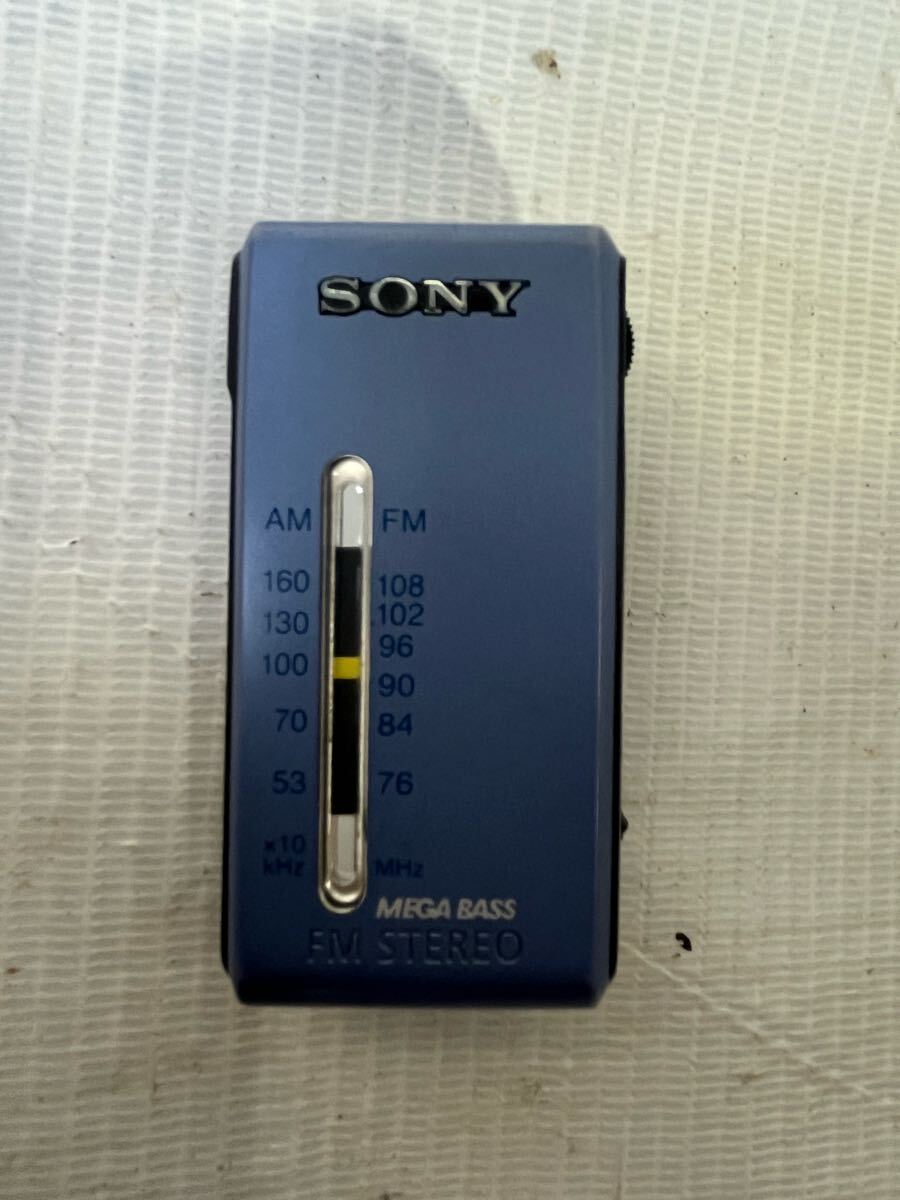 Amazon.co.jp: SONY FMステレオ/AMポケッタブルラジオ ブルー
