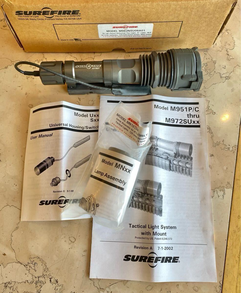 Yahoo!オークション -「surefire m962」の落札相場・落札価格 Yahoo!オークション -「surefire m962」の落札相場・落札価格
