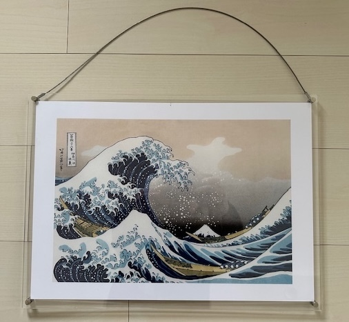 葛飾北斎 冨嶽三十六景 「神奈川沖波裏」アクリル額縁A3