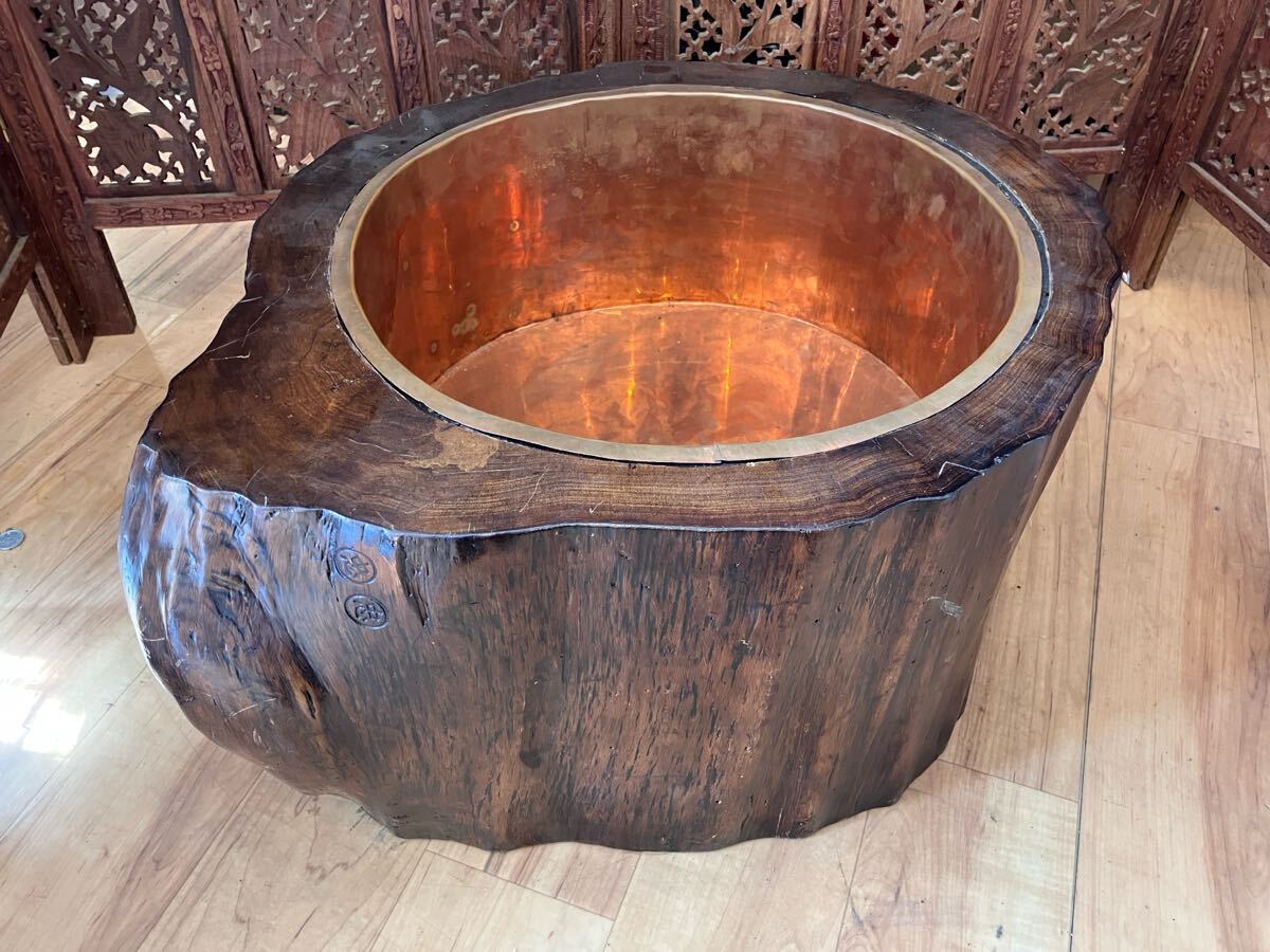 Yahoo!オークション -「火鉢 木製」(木工、竹工芸) (工芸品)の Yahoo!オークション -「火鉢 木製」(木工、竹工芸) (工芸品)の