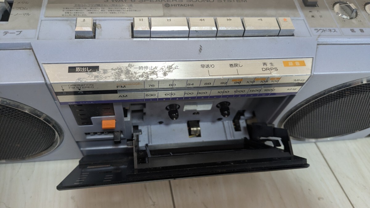 HITACHI 日立 PERDISCO パディスコ TRK-LX2 ラジカセ ラジオ FM