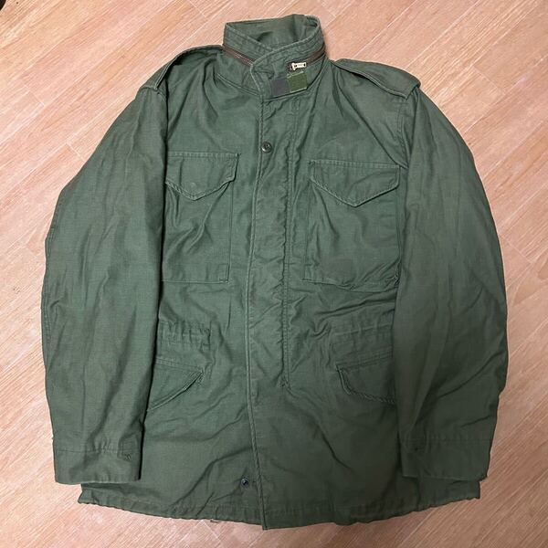 良品 90s USA製 ALPHA M-65 フィールドジャケット S-R