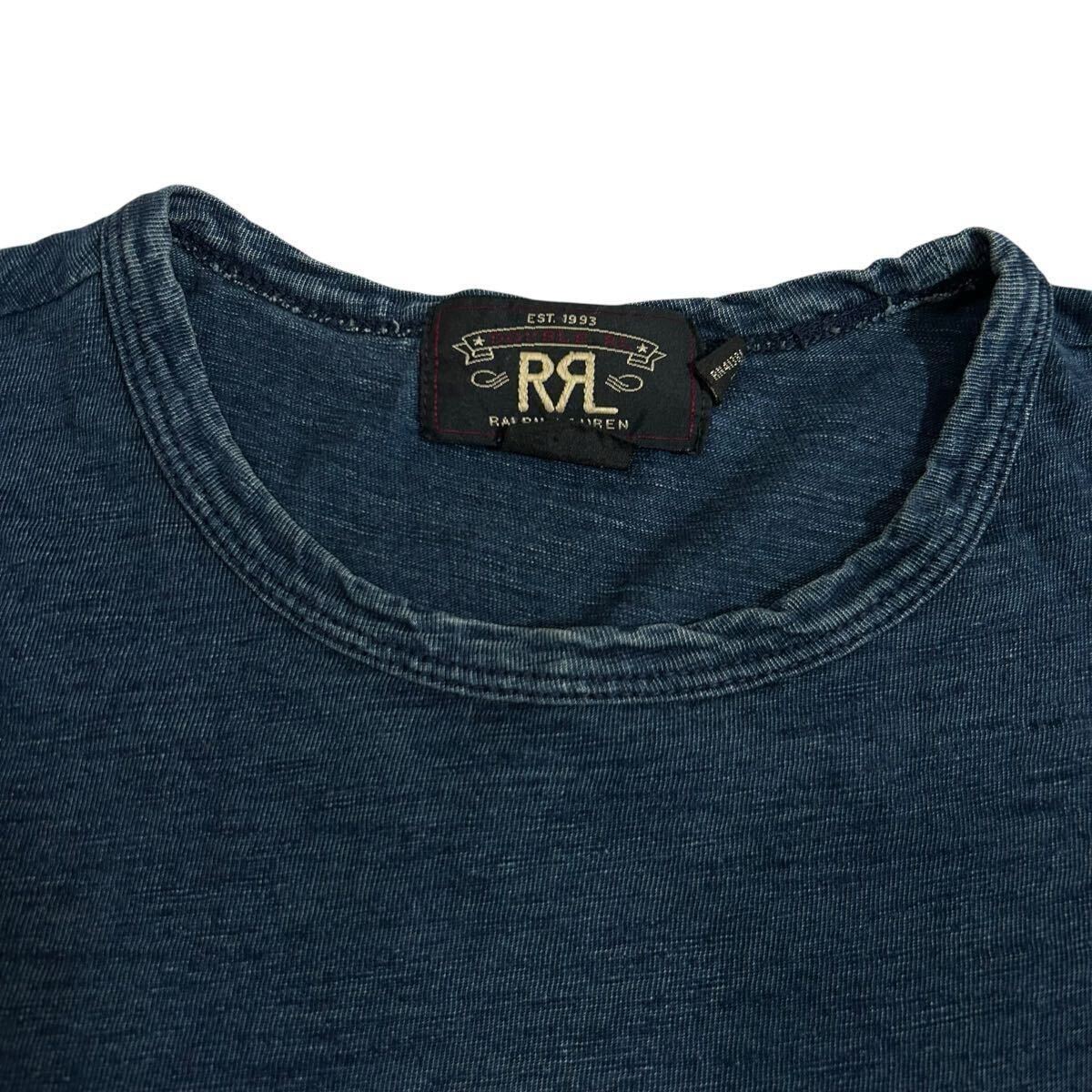 インディゴ ジャージ ポケットTシャツ 3色【RRL】ヴィンテージ風 Yahoo!オークション -「インディゴ tシャツ ポケット」(RRL) (た