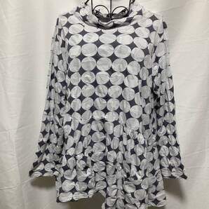 sensounico センソユニコ 慈雨 ジウ トップス カットソー チュニック 古着 レディース 40 長袖 春 綿 レーヨン 慈-3-220