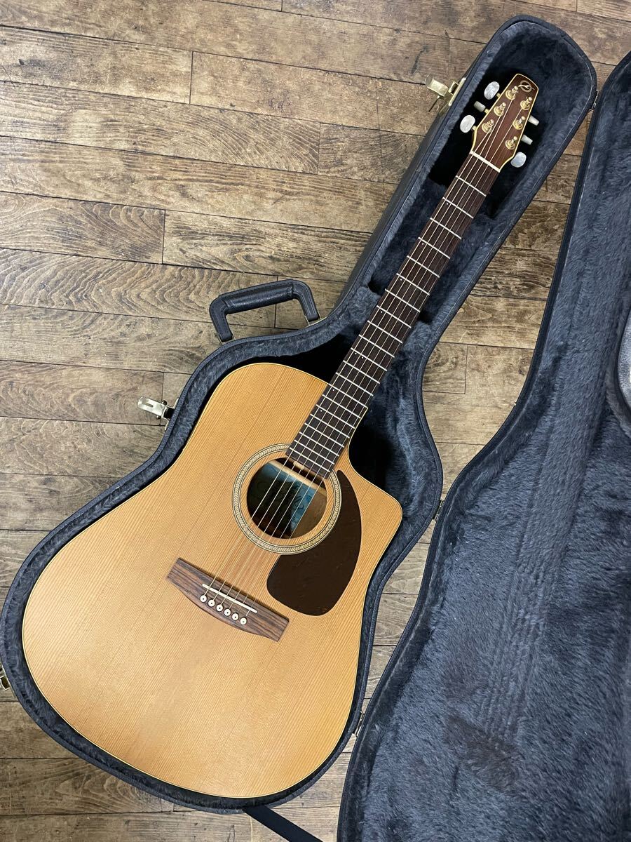 sea gull S6+FOLK MEQ エレアコ エレアコ 純正ハードケース付 sea gull S6+FOLK MEQ エレアコ エレアコ 純正ハードケース付