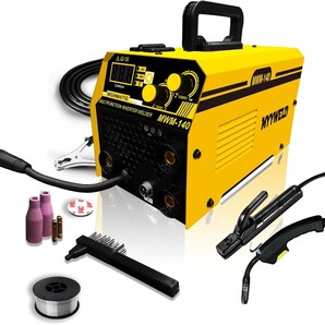 半自動溶接機MYYWELD MWM-140 MIG/MMA/LIFT TIG ノンガス溶接機 100V 140A フラックス入りワイヤ IGBT 軽量