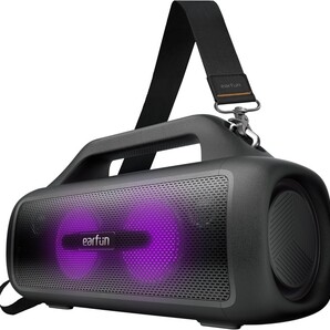 【VGP 2024 SUMMER受】EarFun UBOOM X スピーカー Bluetooth 5.3/ 80W重低音Bluetoothスピーカー/ RGBライトブルートゥース スピーカー