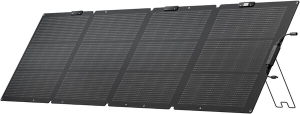 EcoFlow 220W片面ソーラーパネルGen2 ソーラーチャージャー N型ソーラーセル 単結晶シリコン 25%高変換効率 片面式 高出力 ソーラー発電