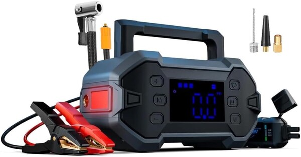 ジャンプスターター12V 3000Aピーク1500Aスタート電流 最大8.0Lガソリン車・8.0Lディーゼル車兼容 エンジンスターター バッテリー