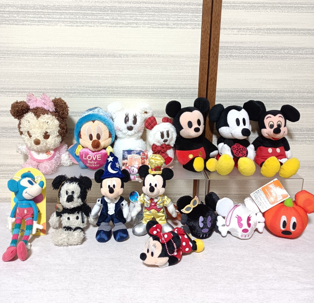 ☆Dinsey☆Francfranc☆ミッキー&ミニーフィギュア2体セット ☆Dinsey☆Francfranc☆ミッキー&ミニーフィギュア2体セット