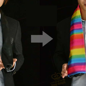 送料無料! カラーチェンジングレインボーストリーマー 新品 激安 マジック 手品 gold