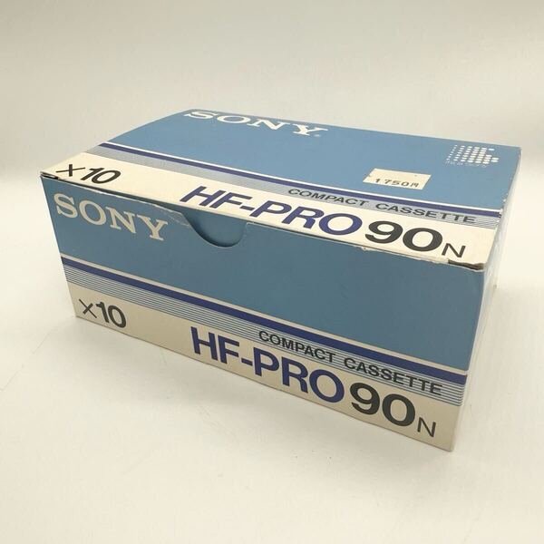 未使用品 SONY カセットテープ 『HF-PRO 90』×10本 ノーマルポジション CERAMIC TAPE GUIDE 90n cassette tape 当時物 ソニー Compact