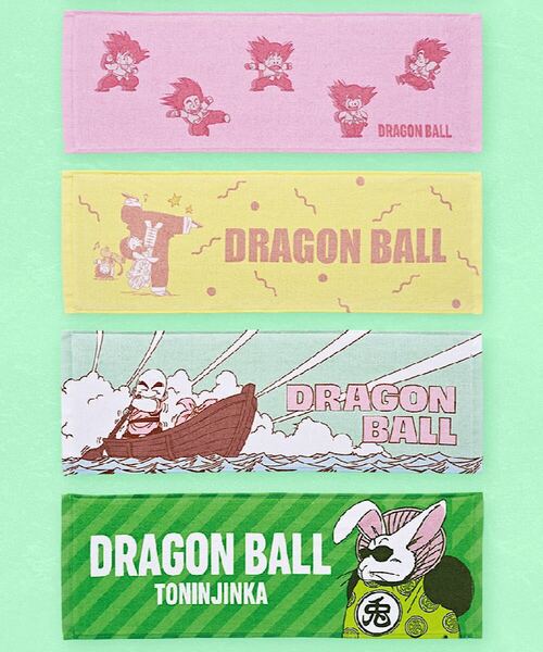未開封 一番くじ ドラゴンボール EX 孫悟空修業編 I賞 ロングタオル 4種セット / DRAGON BALL 孫悟空 クリリン 兎人参化 亀仙人