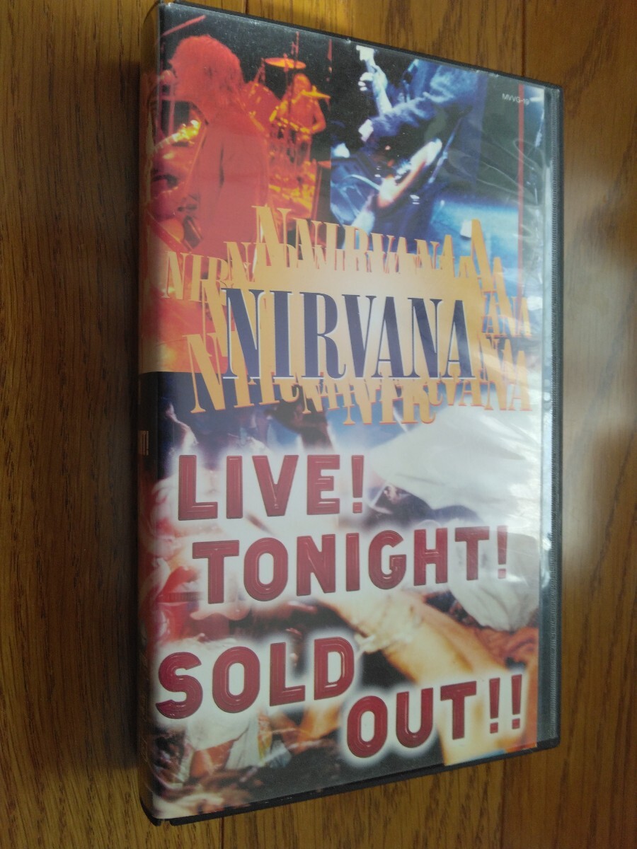 ニルヴァーナ ライブ!トゥナイト! 中古VHSビデオ　NIRVARNA LIVE ニルヴァーナ ライブ!トゥナイト! 中古VHSビデオ NIRVARNA LIVE