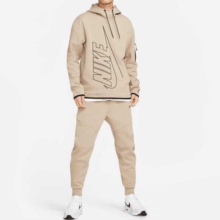 NIKE ナイキ テックフリース クリーム - メルカリ