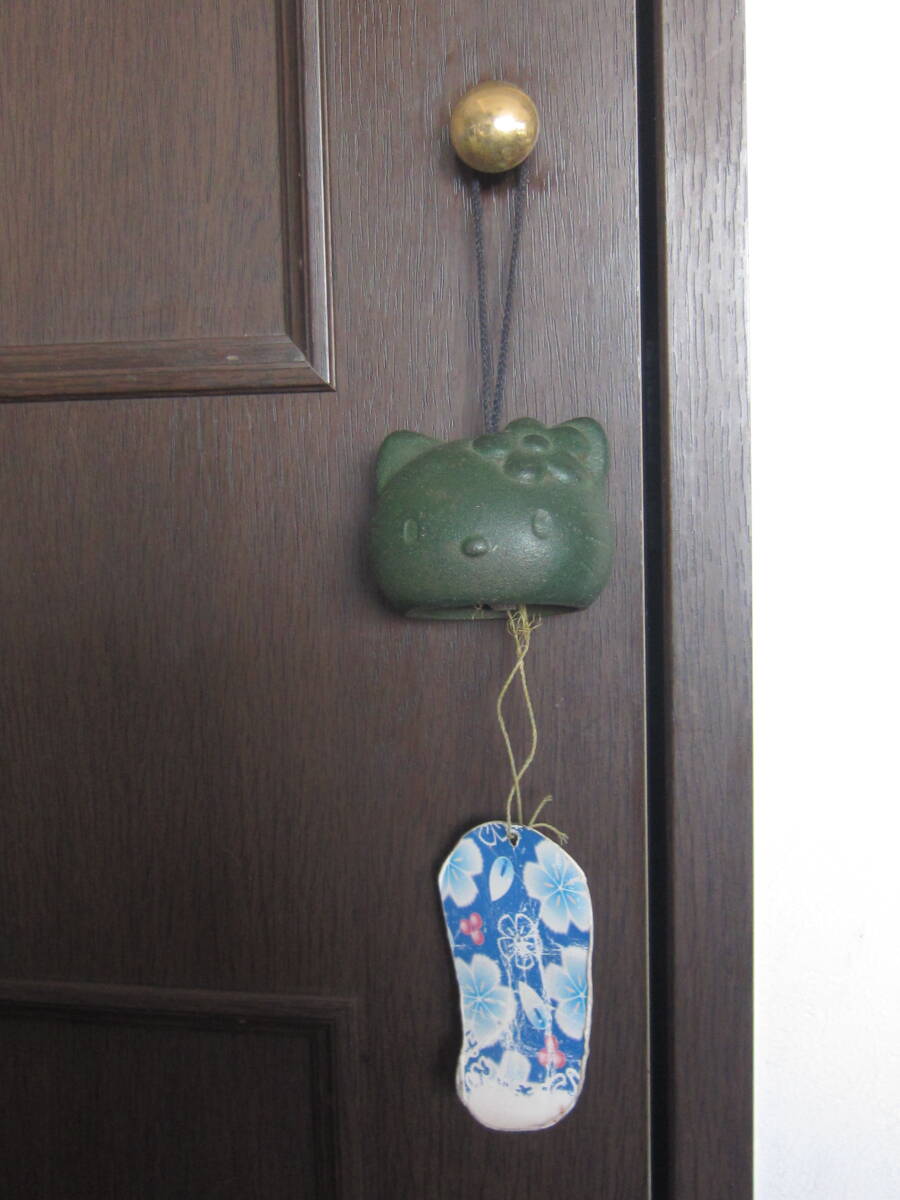ハローキティ 風鈴　陶器風鈴　提灯　3点セット　希少 ハローキティ 風鈴 陶器風鈴 提灯 3点セット 希少 Yahoo