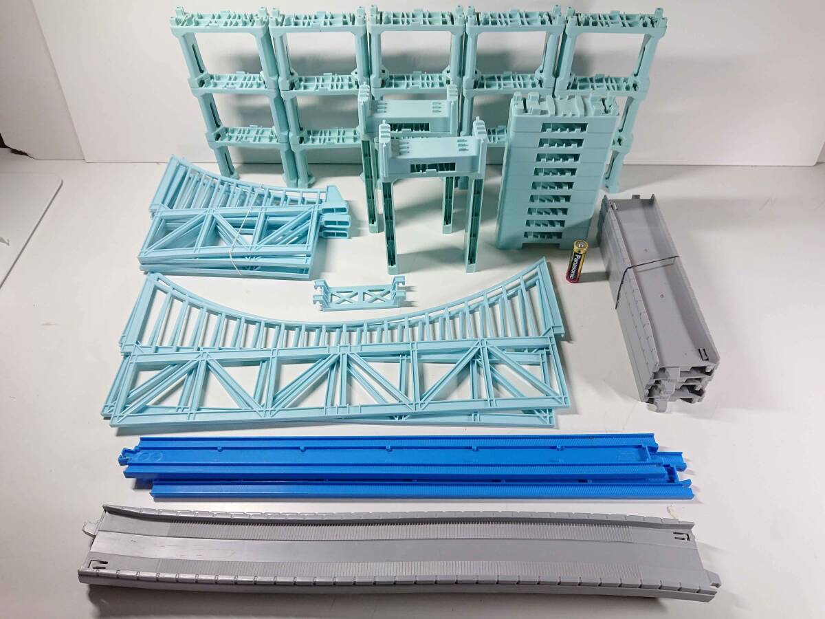 1円スタート 開封品 中古品 プラレール プラロード大鉄橋