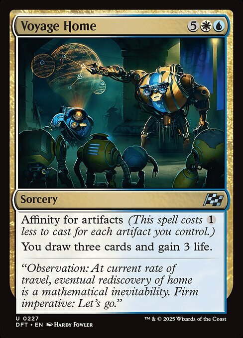 MTG ■金/英語版■(227)《帰還航路/Voyage Home》★FOIL★