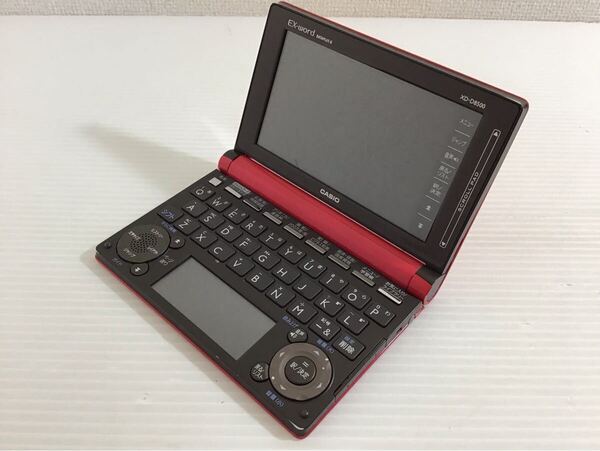 CASIO/カシオ 電子辞書 赤 XDーD8500 EXーWORD ビジネスモデル 広辞苑 英語 専門用語 カラー液晶 ルージュピンク