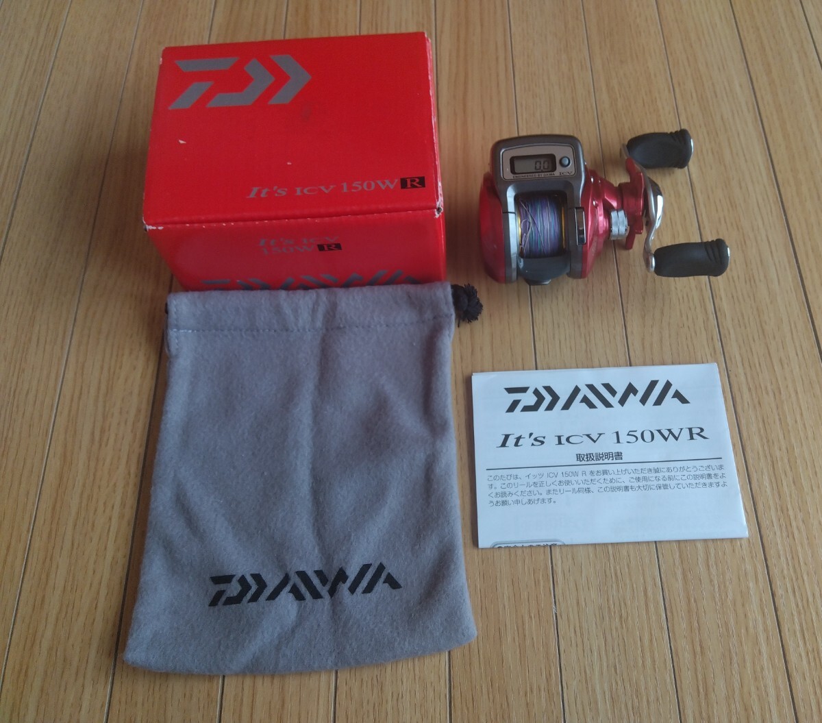 DAIWA It's ICV 150WR ダイワ イッツ 赤 ベイト 船リール - メルカリ