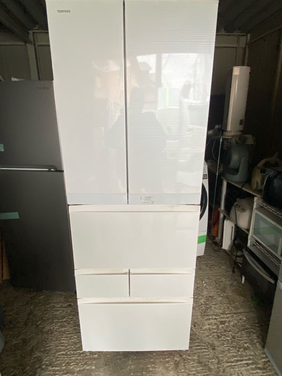 TOSHIBA GR-J460FC(W) 冷蔵庫 458(古河市から) TOSHIBA GR-J460FC(W) 冷蔵庫 458(古河市から)