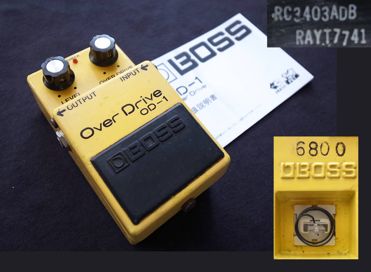 Yahoo!オークション -「boss od-1 銀」(オーバードライブ Yahoo!オークション -「boss od-1 銀」(オーバードライブ