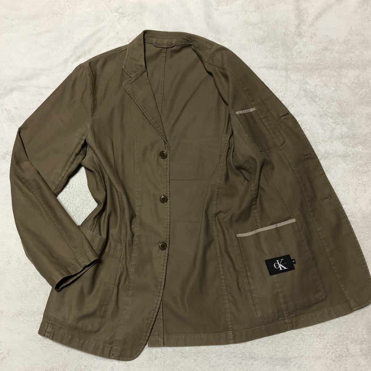 CK   テーラードジャケット ダークグリーン アウトレット 価格 通販ファッション - CK Calvin Klein