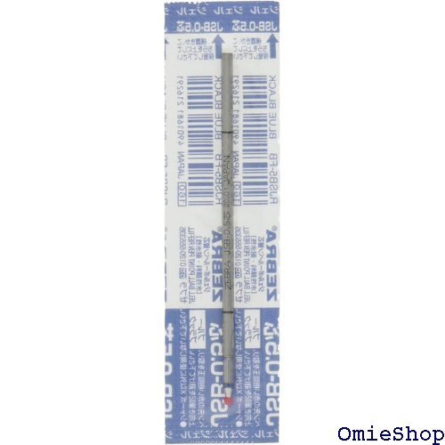 ゼブラ ジェルボールペン替芯 シャーボ JSB-0.5芯 ブルーブラック 10本 BRJSB5FB 10872