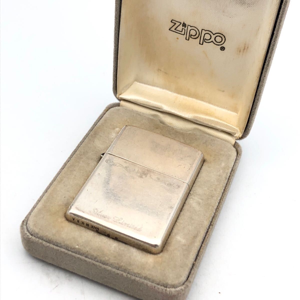 希少☆火花OK Zippo ジッポ オイル ライター STERLING