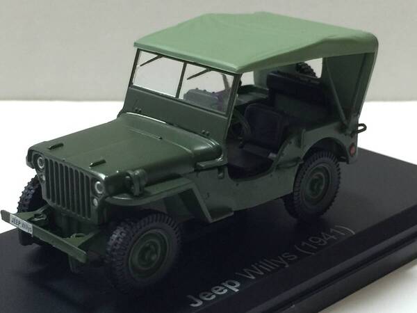 ★破損あり★ 国産名車コレクション Jeep Willys ジープ ウィリス (1941) 1/43
