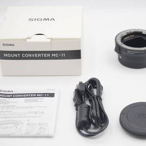 新品級◆SIGMA MOUNT CONVERTER MC-11 マウントコンバーター◆キヤノンEFレンズ-ソニーEマウント用♪◆1110