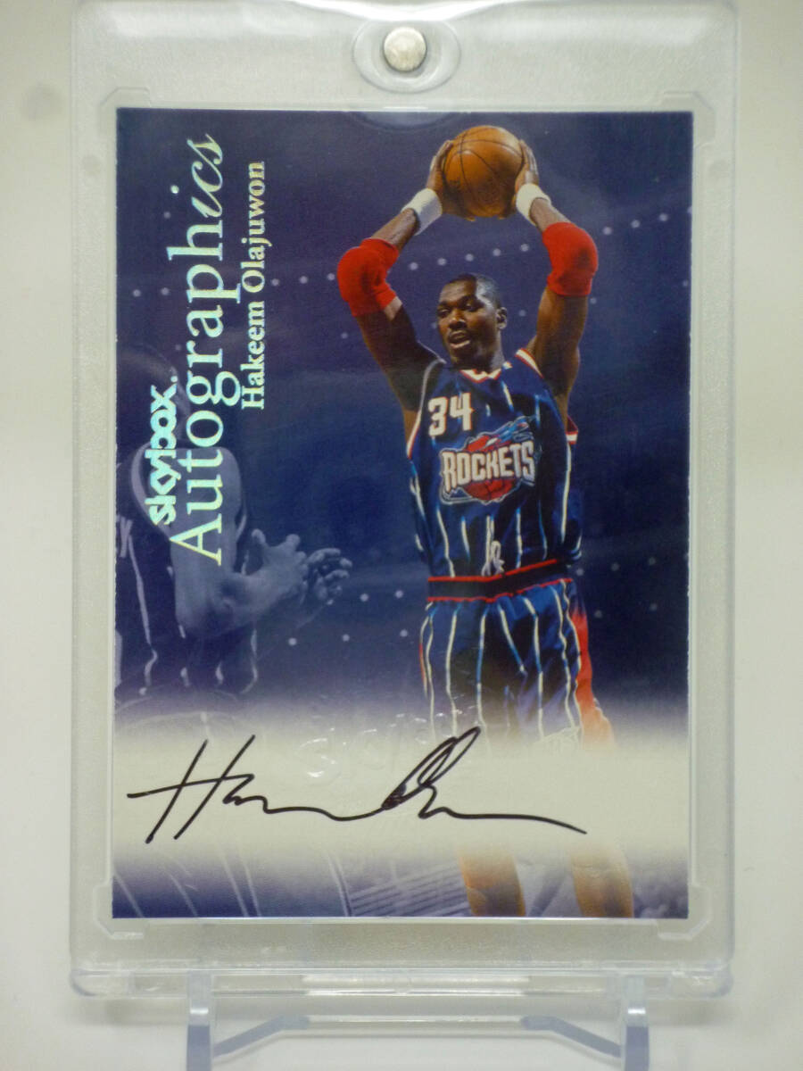 HAKEEM OLAJUWON オラジュワン 直筆サインカード AUTO NBA Yahoo!オークション -「アキーム オラジュワン