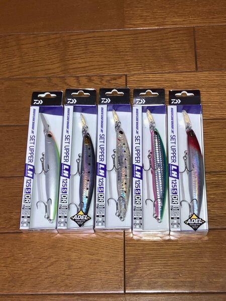 セットアッパー 125S-DRLHランカーハンター アデルマイワシ 不夜街 蛍ムラクリアシラス アデルレッドヘッド他新品未開封5個セット
