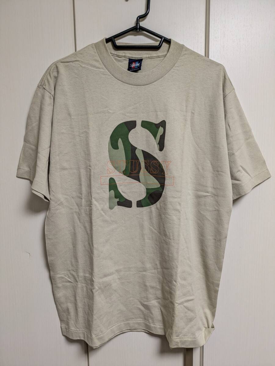 OLDSTUSSY カモフラージュ Sロゴ Tシャツ Yahoo!オークション -「stussy tシャツ 迷彩」の落札相場・落札価格