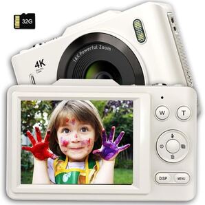 新品 デジカメ 4Kデジタルカメラ コンパクト 6800万画素 充電式