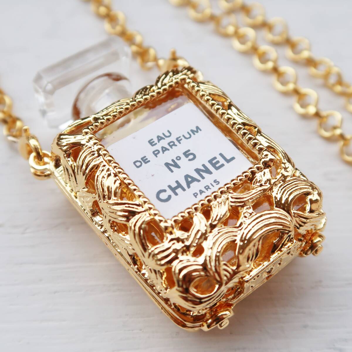 楽天市場】【中古】CHANEL シャネル 香水 ネックレス リボン
