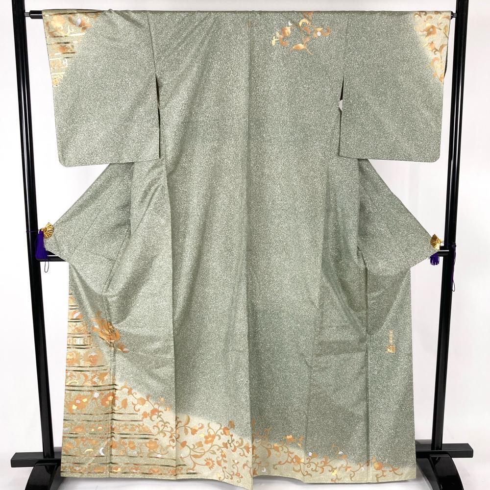 Yahoo!オークション -「着物 作家 落款」(訪問着) (女性和服 Yahoo!オークション -「着物 作家 落款」(訪問着) (女性和服