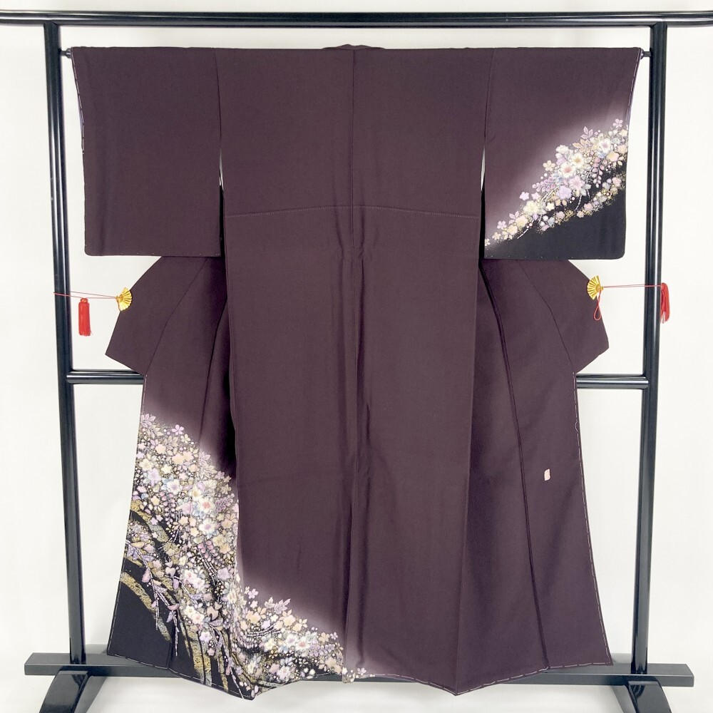Yahoo!オークション -「着物 作家 落款」(訪問着) (女性和服 Yahoo!オークション -「着物 作家 落款」(訪問着) (女性和服