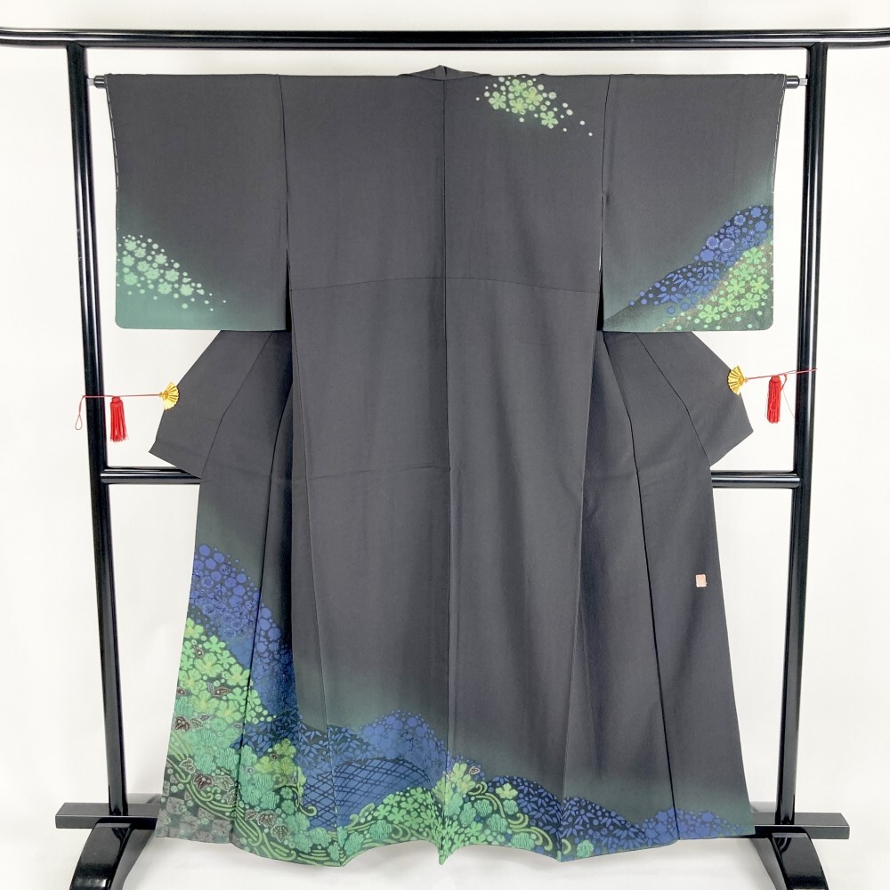 Yahoo!オークション -「着物 作家 落款」(訪問着) (女性和服 Yahoo!オークション -「着物 作家 落款」(訪問着) (女性和服