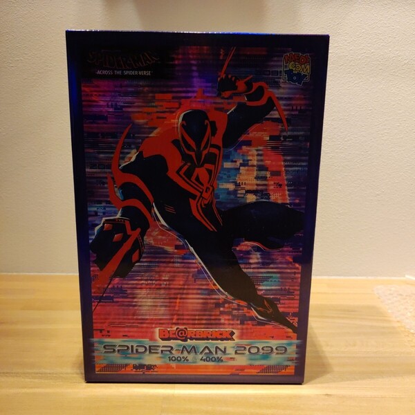 ◆未使用 未開封 BE@RBRICK SPIDER-MAN アクロス ベアブリック スパイダーマン 2099 100% & 400%◆10158