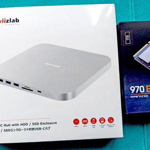 M1 M2 M4 Mac mini用 Qwiizlab USB C 多機能Hub 限定1台!