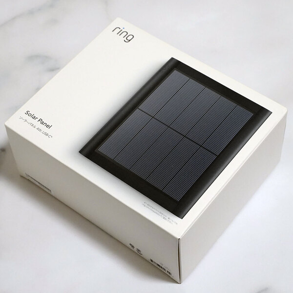 新品■Ring Solar Panel リング ソーラーパネル スティックアップカム/スポットライトカムプラス ブラック 4W USB-C 防犯カメラ | 未使用