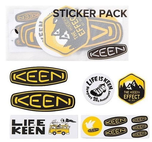 KEEN キーン ステッカー パック 1028512 防水素材 未使用