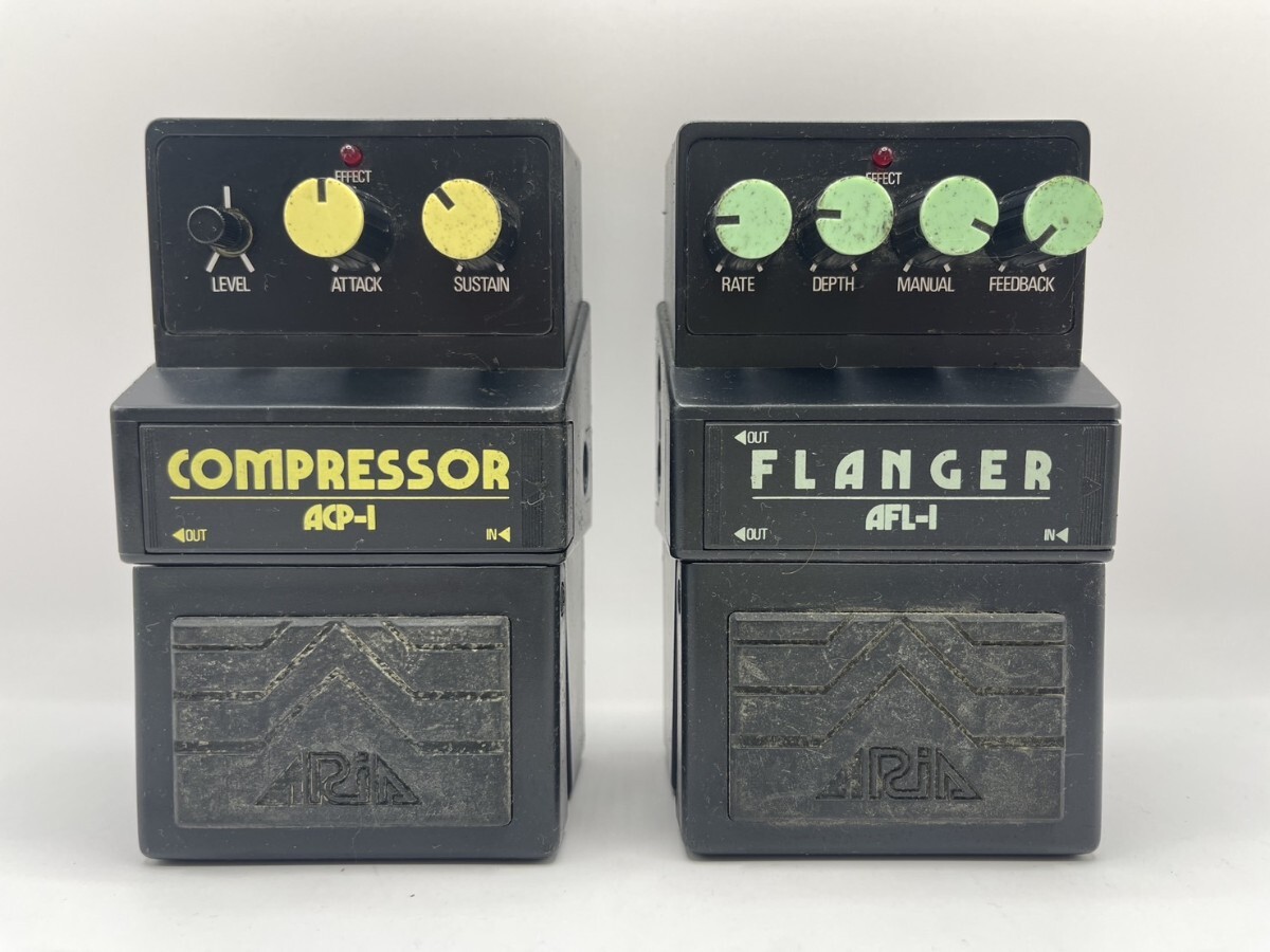 FL-10 フランジャー　ARIA Aria FL-10 Dual Stage Flanger s/n 50105517 mid 80's Japan