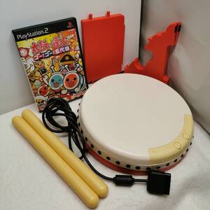 USED◆【PS2】namco 太鼓の達人 (太鼓・バチ・ラック・五代目ソフト) 動作確認済◆NPC-108 /PlayStation 2 SONY