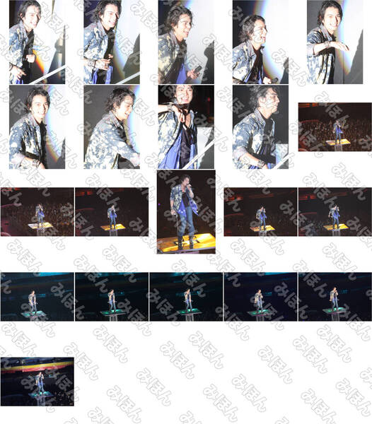 松本潤 嵐 ARASHI AROUND ASIA 2008 in TOKYO 2008年09月6日 国立 生写真 写真 22枚セットB