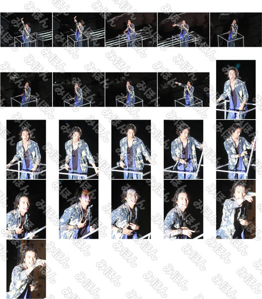 松本潤 嵐 ARASHI AROUND ASIA 2008 in TOKYO 2008年09月6日 国立 生写真 写真 21枚セットC