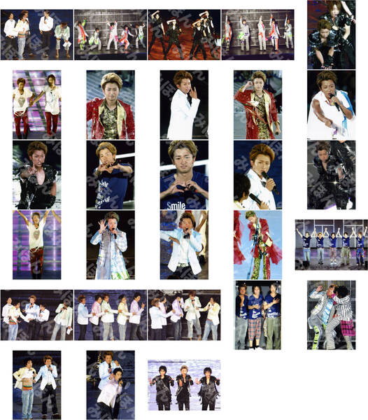 大野智 嵐 ARASHI LIVE TOUR 2011-2012 “Beautiful World” 国立競技場 2011年9月4日 生写真 写真 28枚セットD